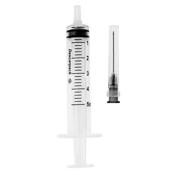SERINGA 5ML C AGULHA